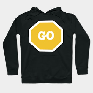 Go,Sign Yellow Hoodie